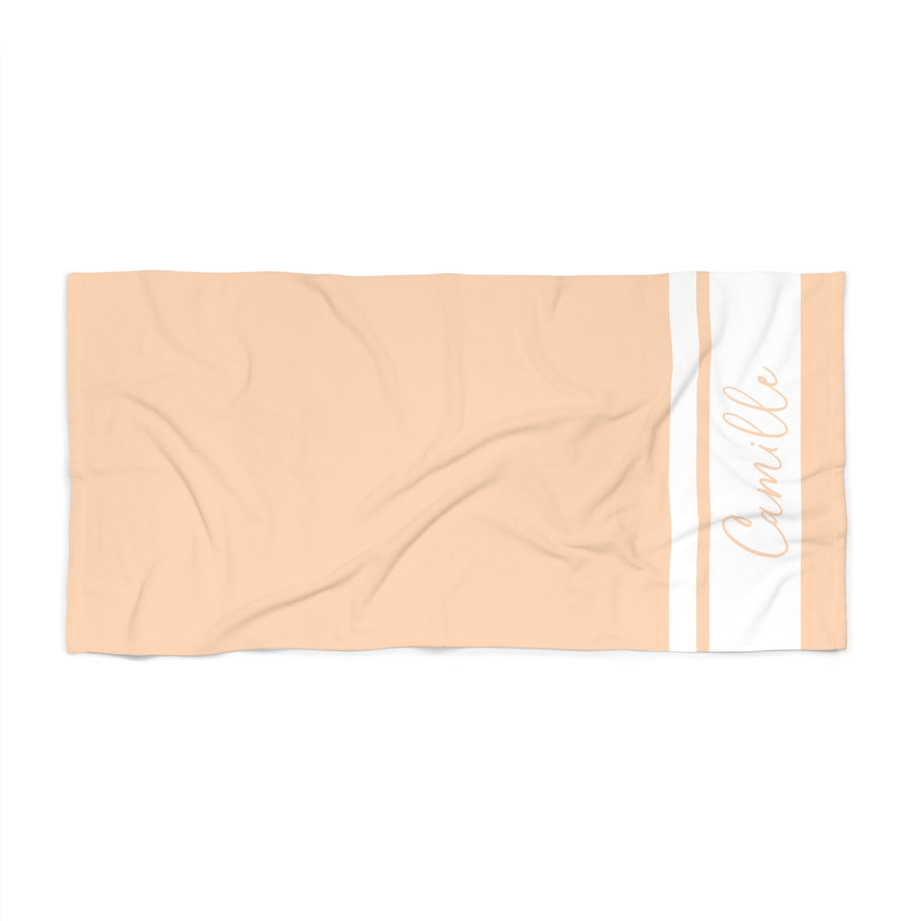 Custom Solid Beach Towel
