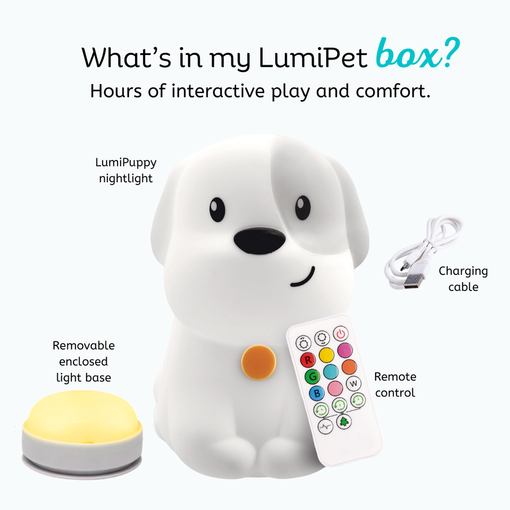 Dog Night Light for Kids - LED Puppy Lamp & Nursery Light | LumiPets®