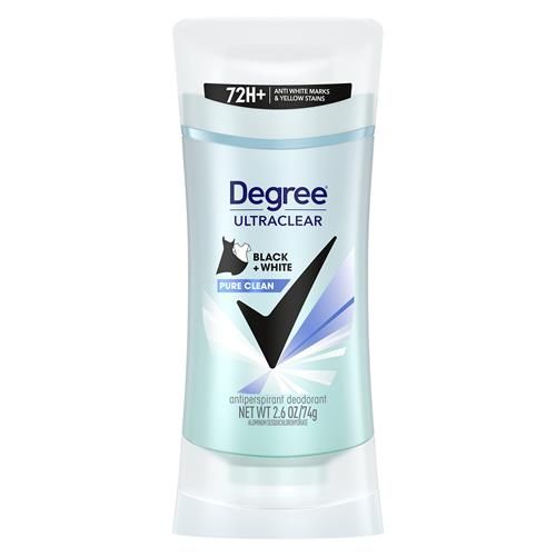 Degree Antiperspirant For Women Protects From Deodorant Stains Pure Clean Deodorant For Women 2.6 Oz
