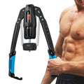 Merach Hydraulic Arm Trainer with Counter, 22-440Lbs Adjustable Chest Expander for Home Gym, Arm & Shoulder Strength Training Equipment