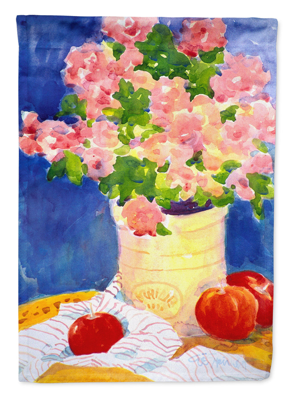 Pink Flowers  Garden Flag – Decorative Outdoor Yard Flag