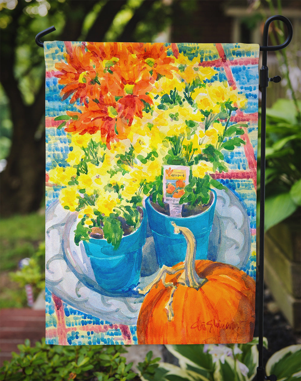 Flower - Mums Garden Flag – Decorative Outdoor Yard Flag 6005GF