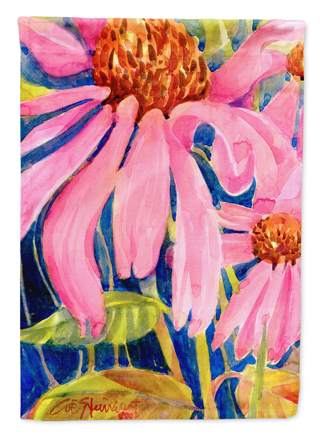 Flower - Coneflower Garden Flag – Decorative Outdoor Yard Flag