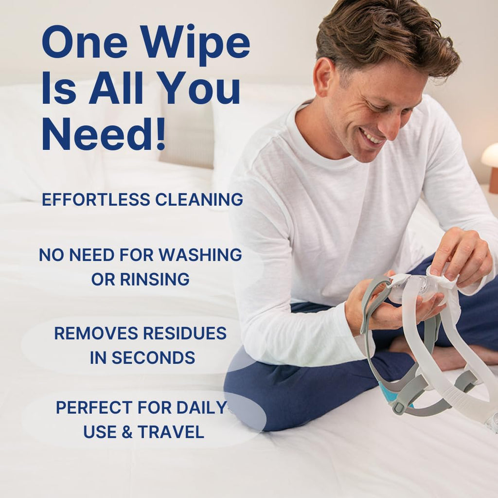 Jumbo Pack CPAP Mask Wipes - Unscented (1-Pack with 150 Wipes/pack)