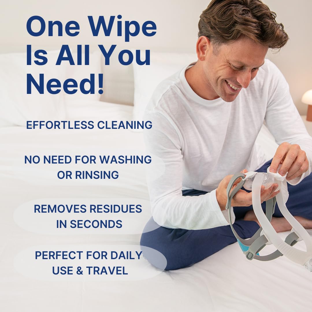 Jumbo Pack CPAP Mask Wipes - Unscented (1-Pack with 150 Wipes/pack)