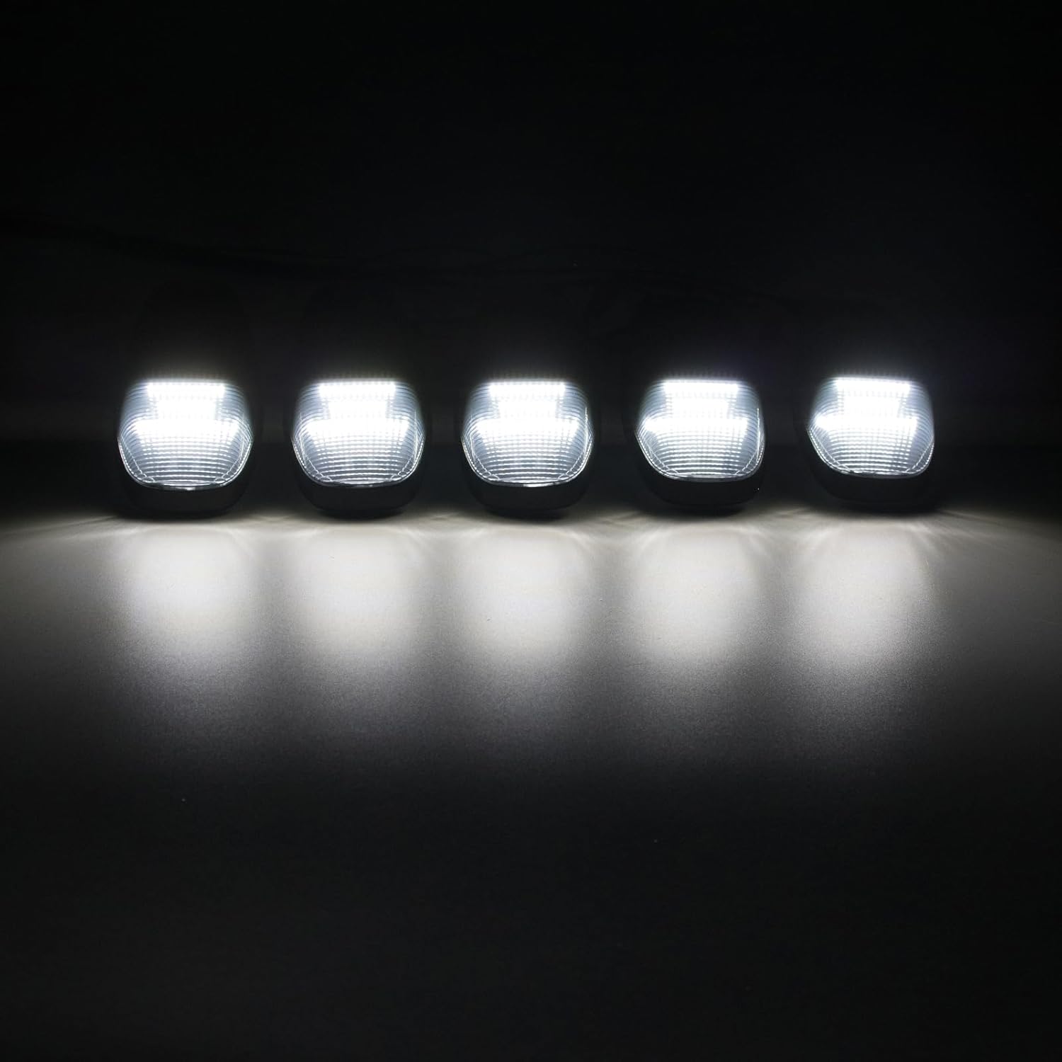 2019-2026 Ram HD Clear Smoked White Amber LED Roof Cab Lights