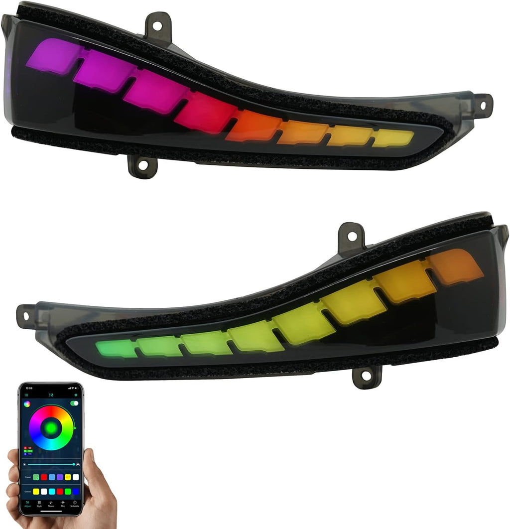 2014-2024 Infiniti Q50 Flow Series RGB LED Bumper Lights