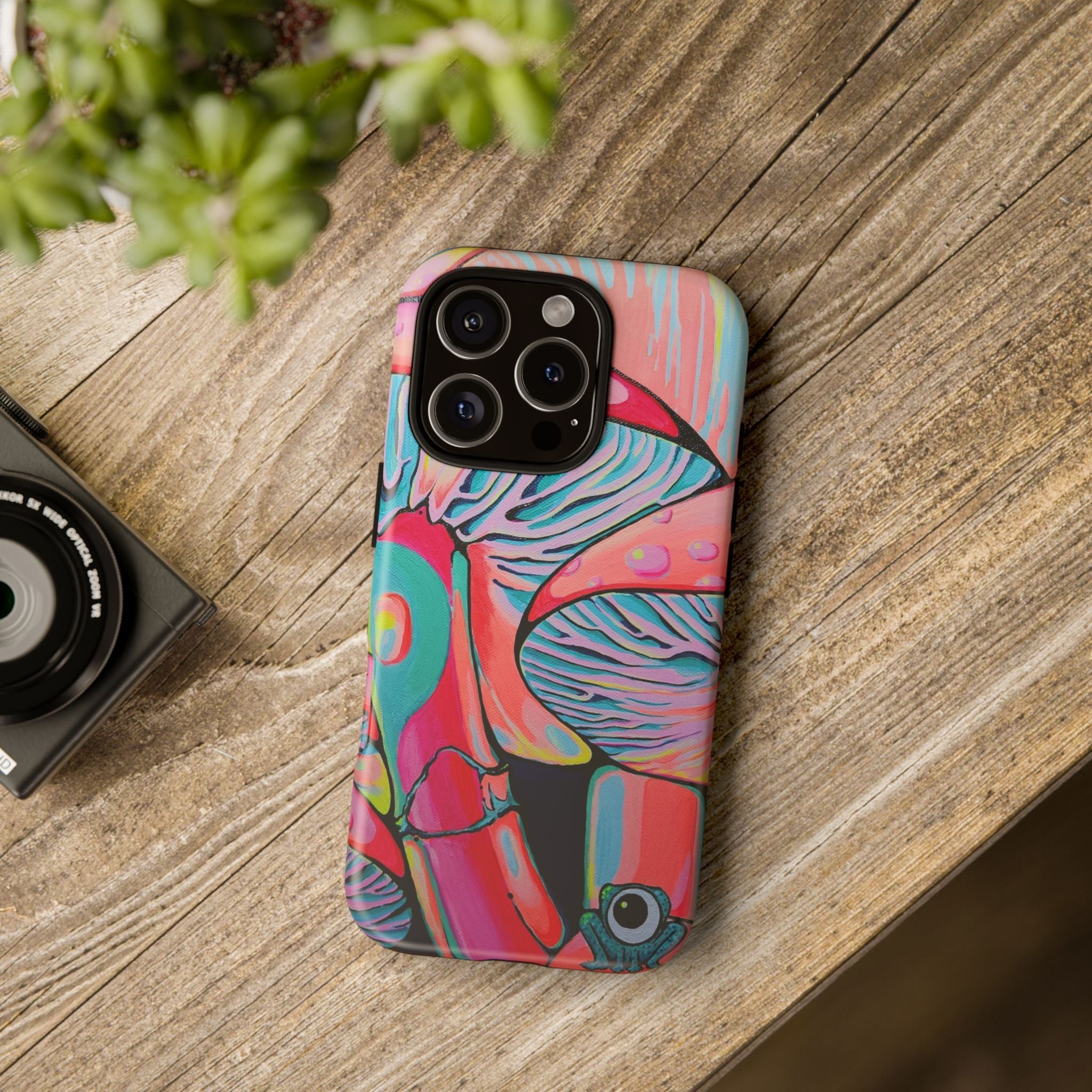 Trippy Mushrooms Tough Phone Case