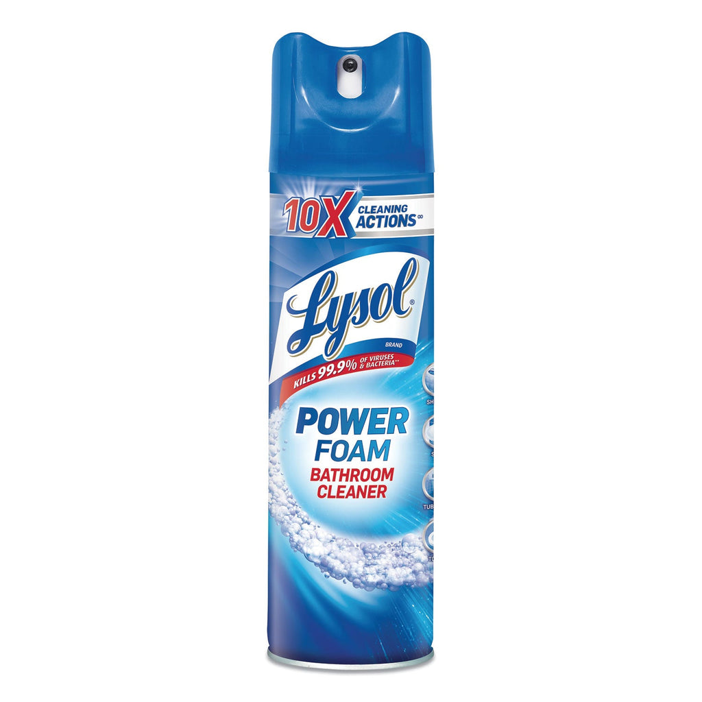 LYSOL Power Foam Bathroom Cleaner, 24 oz Aerosol Spray