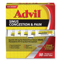Advil Sinus Congestion and Pain Relief, 50/Box
