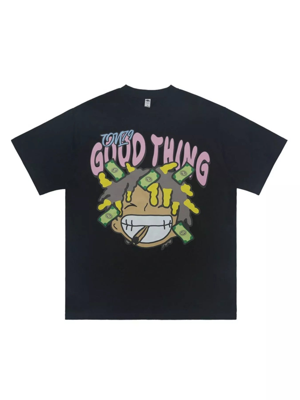 Men's Graphic Round Neck Casual T-Shirt