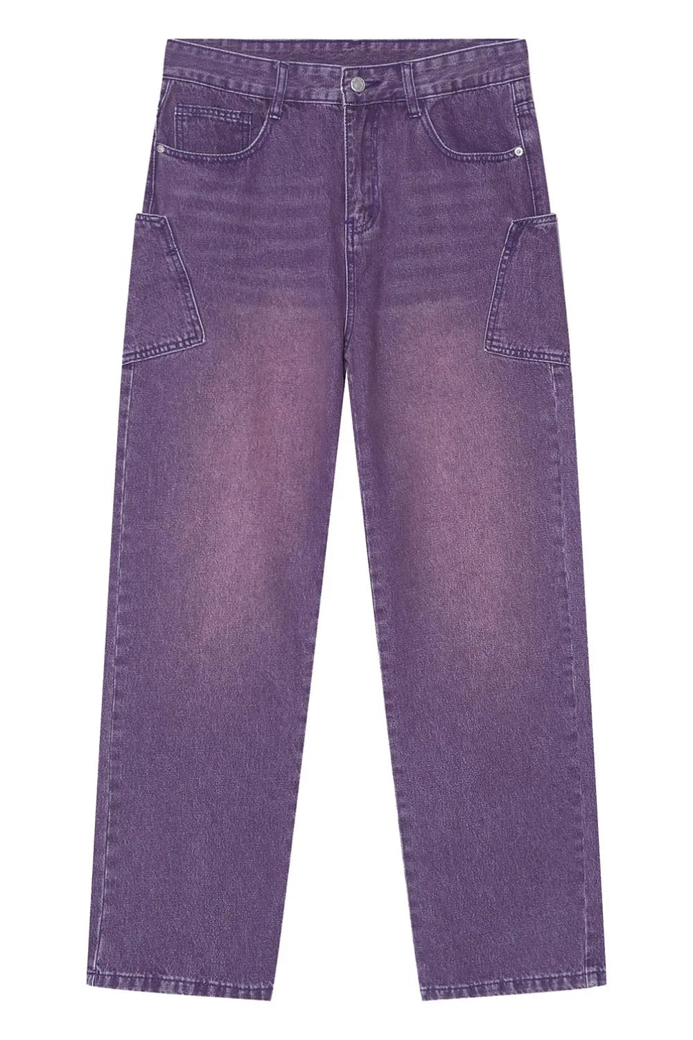 Wide Leg Men's Jeans with Pockets - Premium Japanese Denim