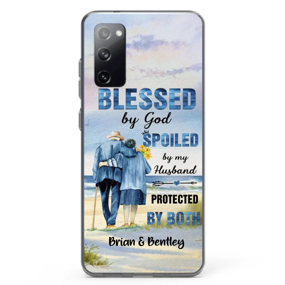 Custom Personalized Old Couple Phone Case - Best Gift Idea For Grandparents - Case For iPhone, Samsung and Xiaomi