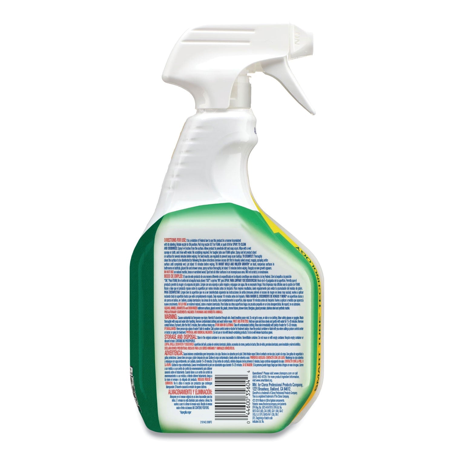 Tilex Soap Scum Remover and Disinfectant, 32 oz Smart Tube Spray