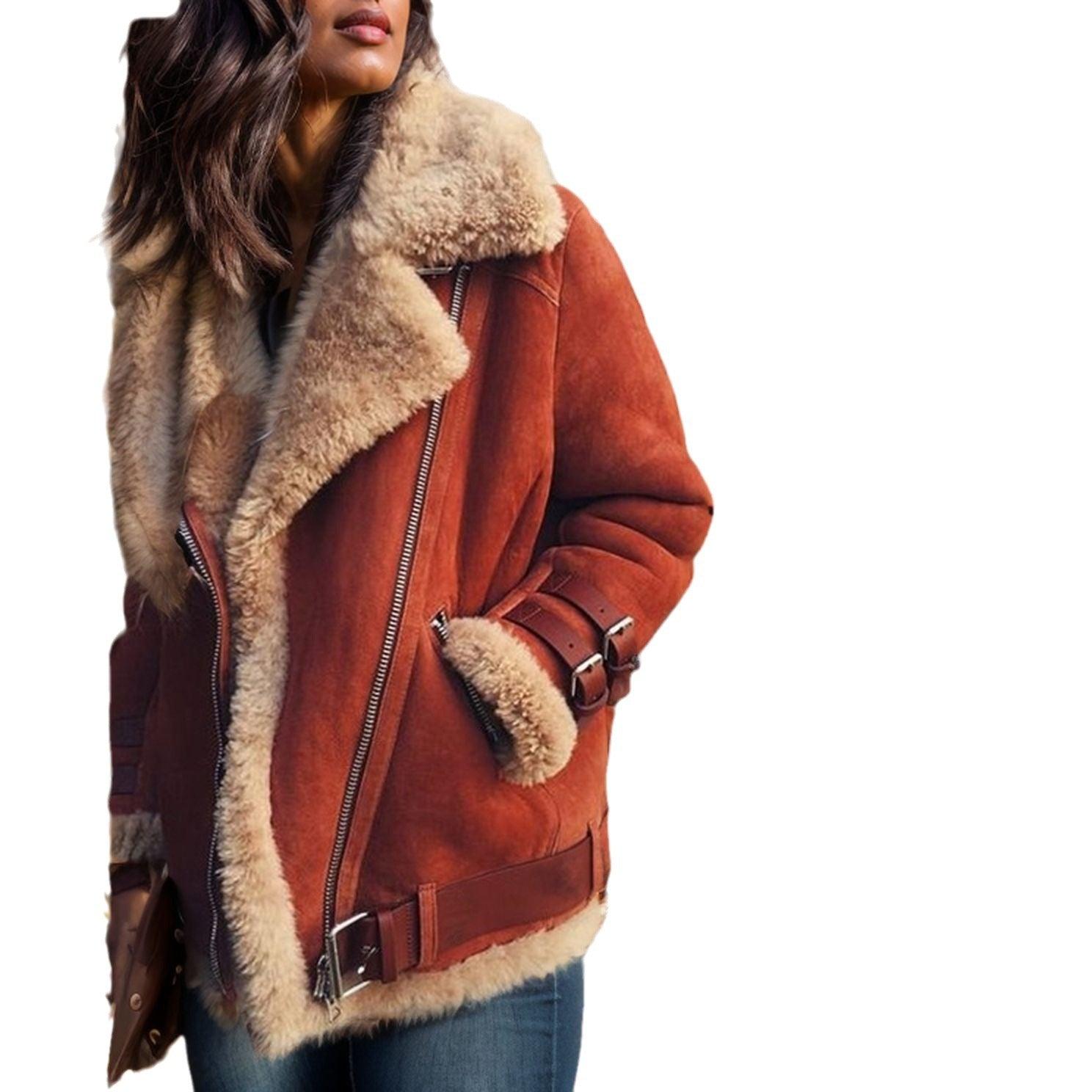 Western Fur & Suede Coat | Stylish Country Girl Jacket for Fall & Winter