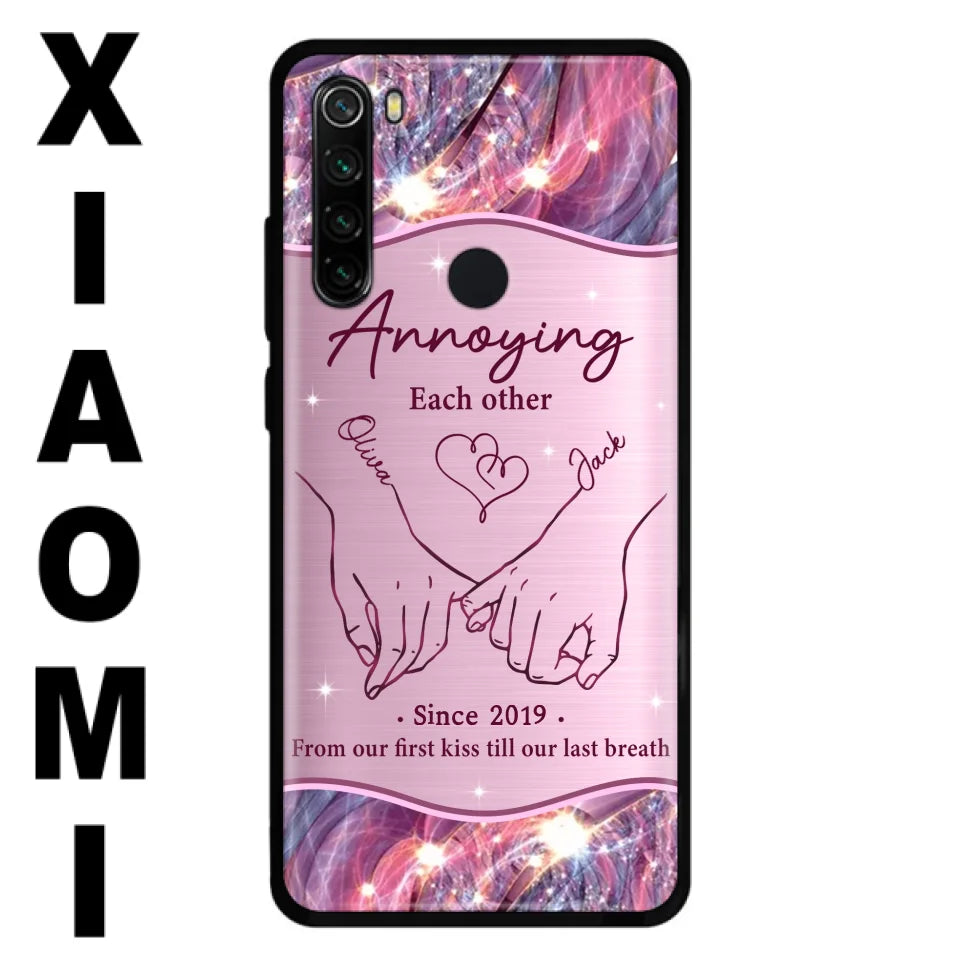 Custom Personalized Couple Phone Case For Xiaomi/ Oppo/ Huawei - Gift Idea For Couple - Annoying Each Other