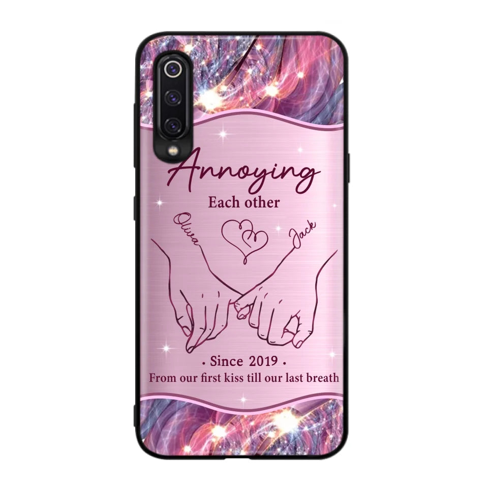 Custom Personalized Couple Phone Case For Xiaomi/ Oppo/ Huawei - Gift Idea For Couple - Annoying Each Other