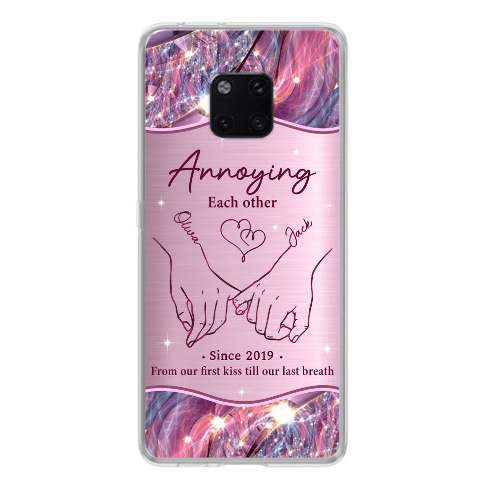 Custom Personalized Couple Phone Case For Xiaomi/ Oppo/ Huawei - Gift Idea For Couple - Annoying Each Other
