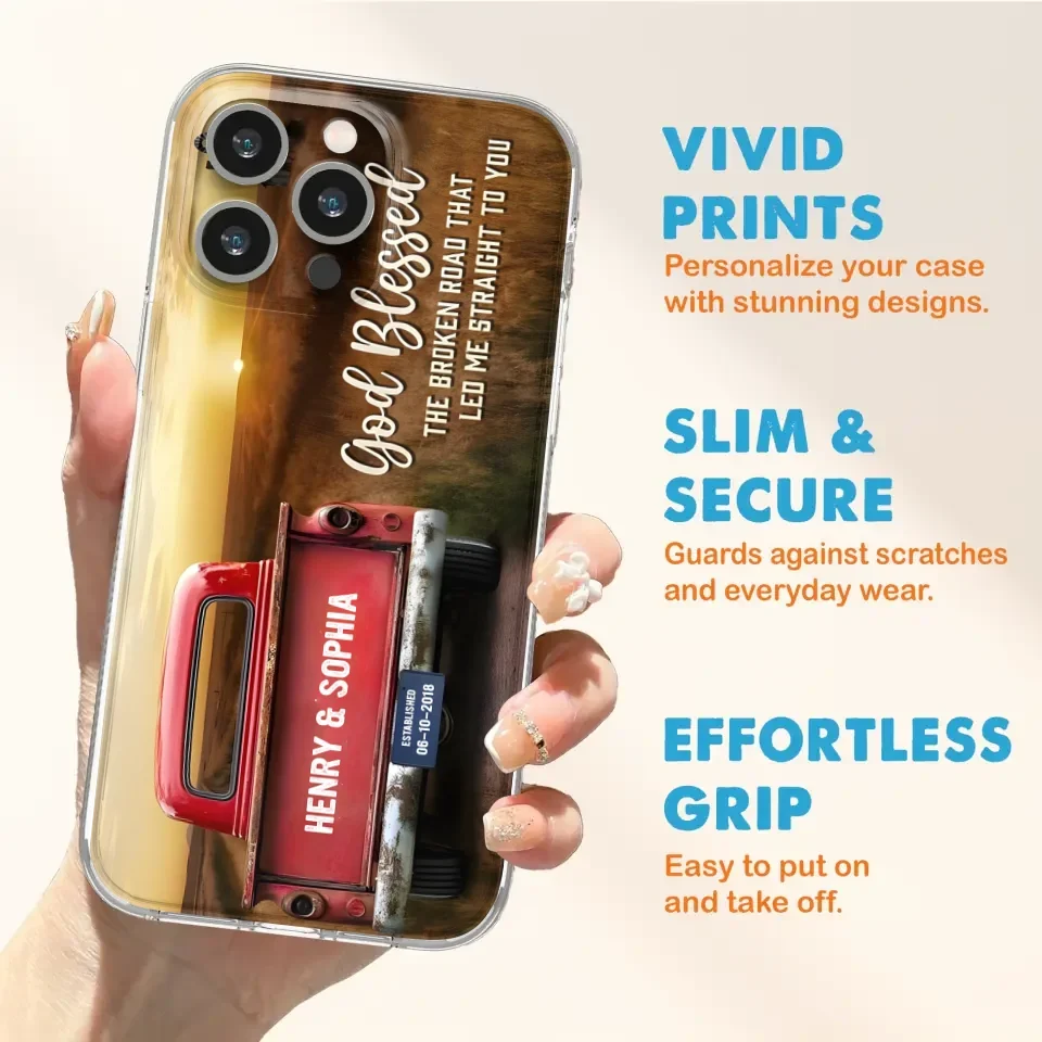 Custom Personalized Phone Case - Gift Idea For Couple - Case For iPhone/Samsung