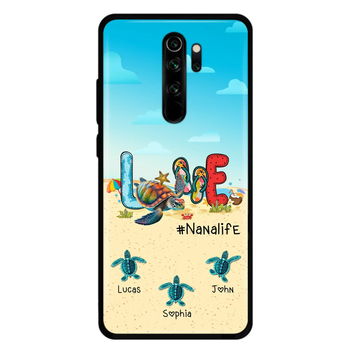 Personalized Grandma Phone Case - Gift Idea For Grandma/Mom - Up to 9 Kids - Case For Xiaomi/Oppo/Huawei - Nanalife