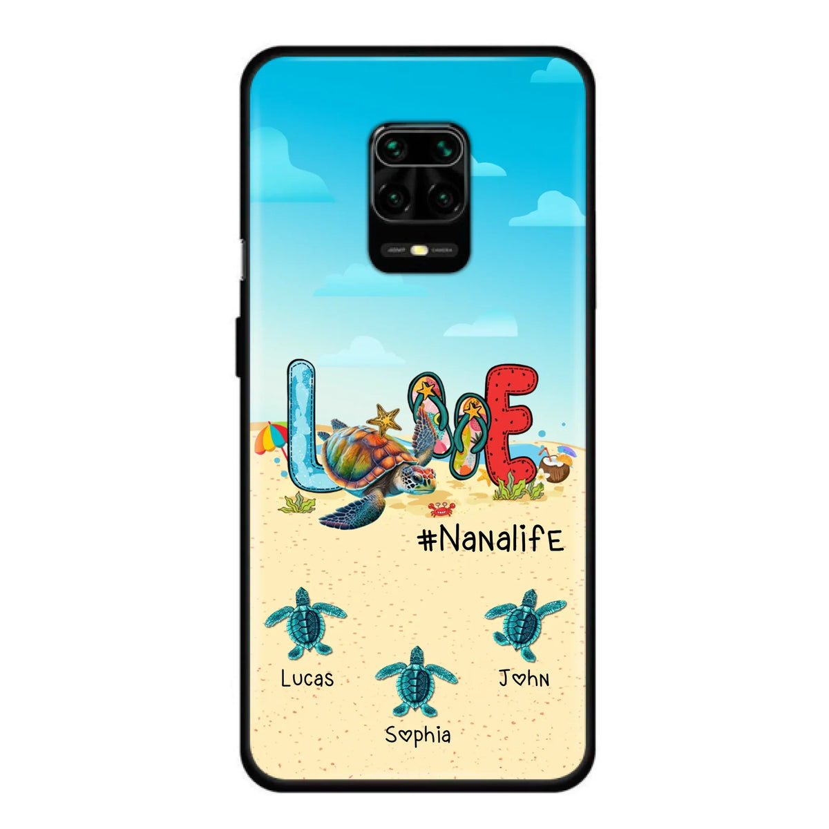 Personalized Grandma Phone Case - Gift Idea For Grandma/Mom - Up to 9 Kids - Case For Xiaomi/Oppo/Huawei - Nanalife