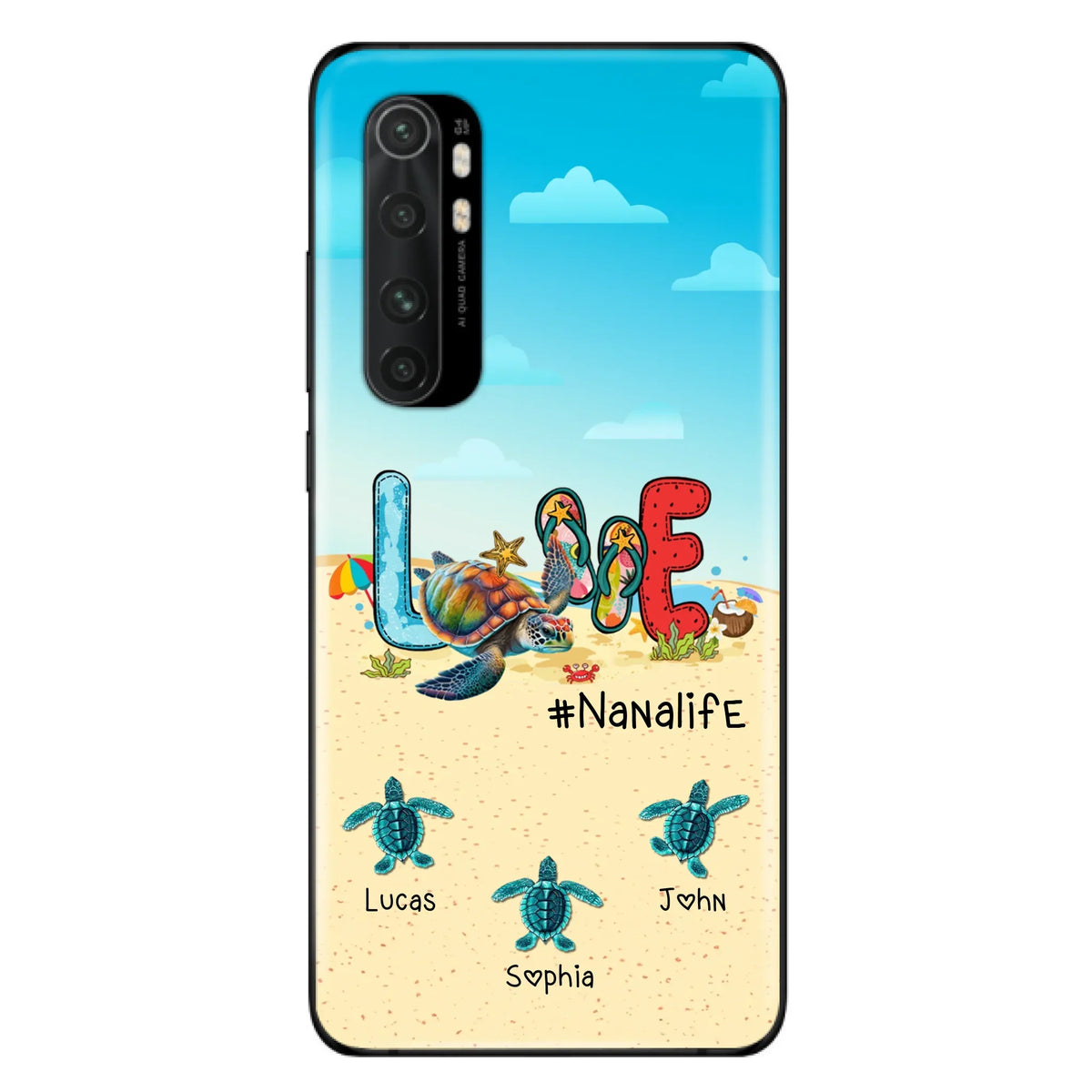Personalized Grandma Phone Case - Gift Idea For Grandma/Mom - Up to 9 Kids - Case For Xiaomi/Oppo/Huawei - Nanalife