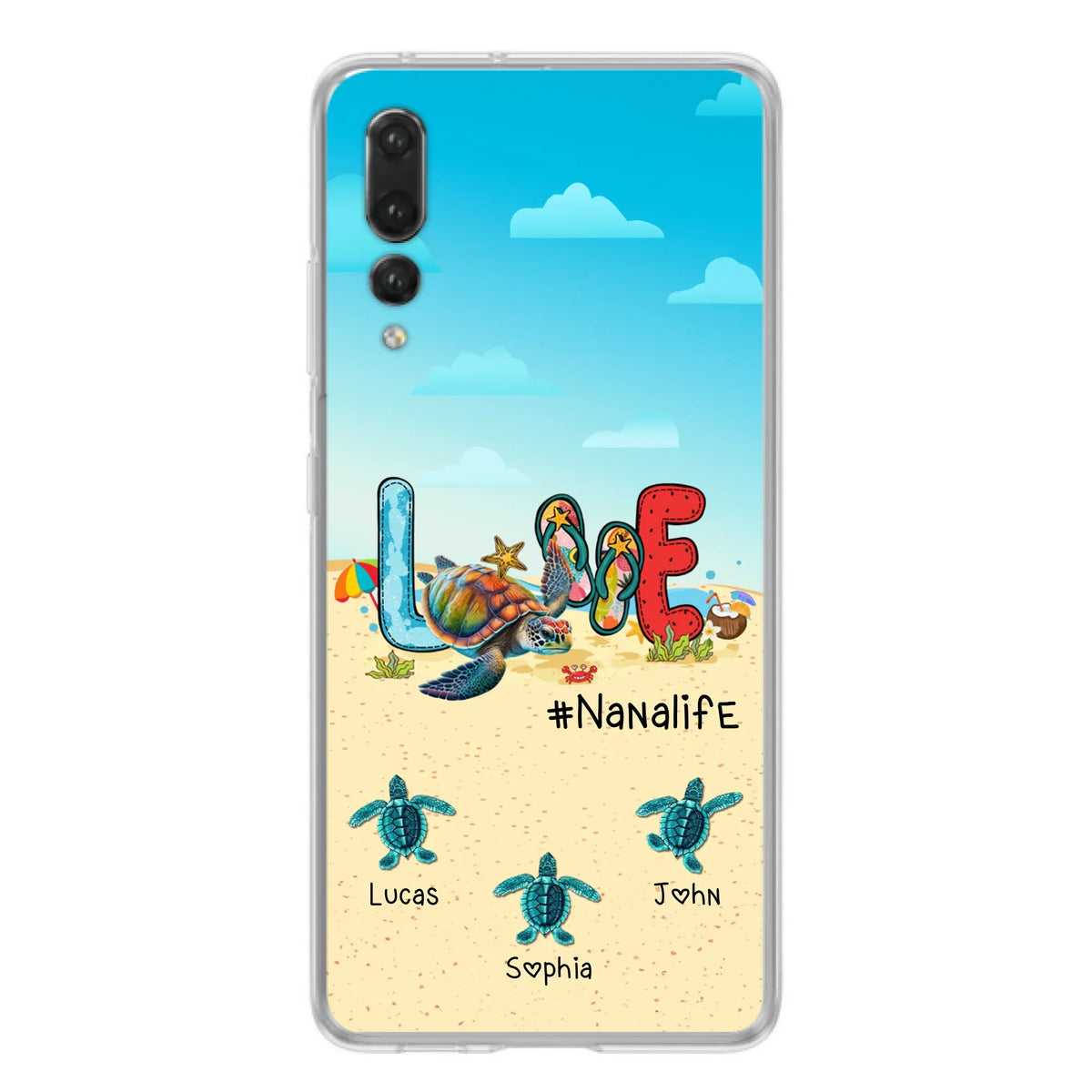 Personalized Grandma Phone Case - Gift Idea For Grandma/Mom - Up to 9 Kids - Case For Xiaomi/Oppo/Huawei - Nanalife