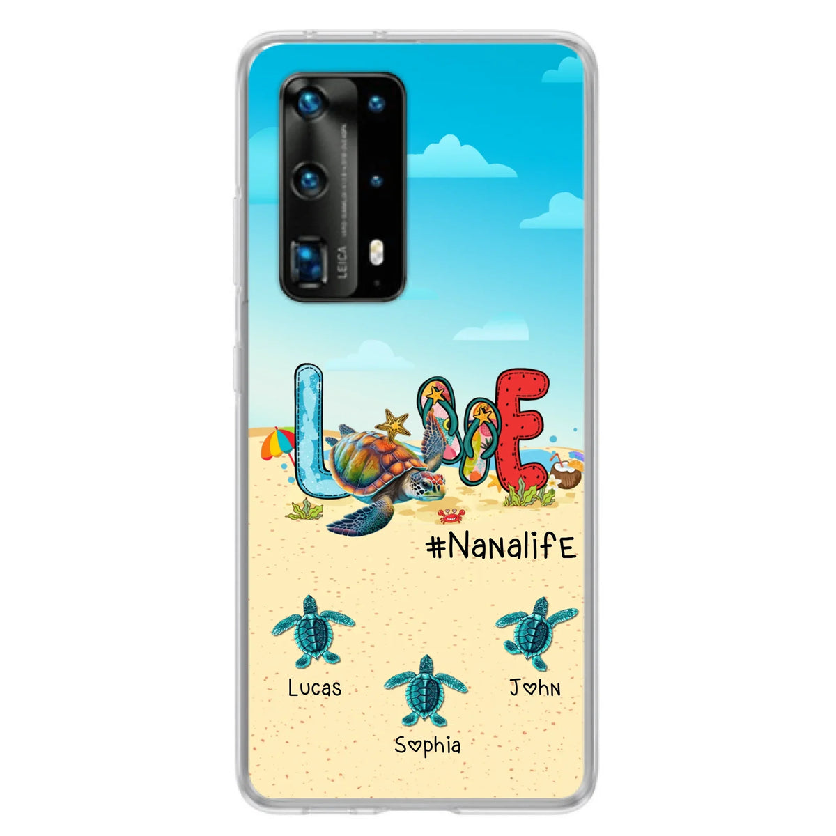 Personalized Grandma Phone Case - Gift Idea For Grandma/Mom - Up to 9 Kids - Case For Xiaomi/Oppo/Huawei - Nanalife