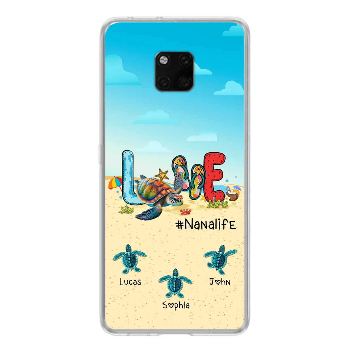 Personalized Grandma Phone Case - Gift Idea For Grandma/Mom - Up to 9 Kids - Case For Xiaomi/Oppo/Huawei - Nanalife