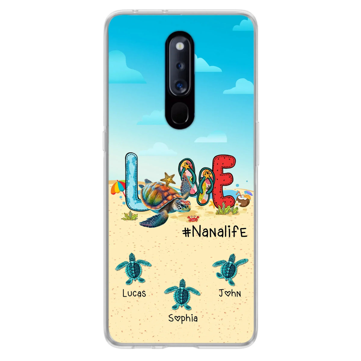 Personalized Grandma Phone Case - Gift Idea For Grandma/Mom - Up to 9 Kids - Case For Xiaomi/Oppo/Huawei - Nanalife