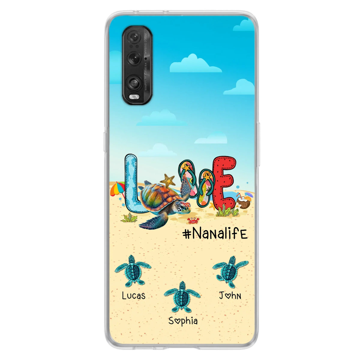 Personalized Grandma Phone Case - Gift Idea For Grandma/Mom - Up to 9 Kids - Case For Xiaomi/Oppo/Huawei - Nanalife