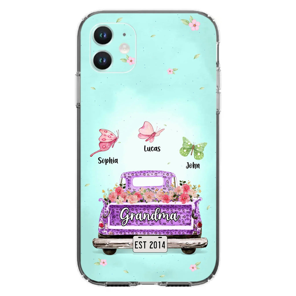 Custom Personalized Grandma Phone Case - Gift Idea For Grandma/ Mom - Case For iPhone/ Samsung
