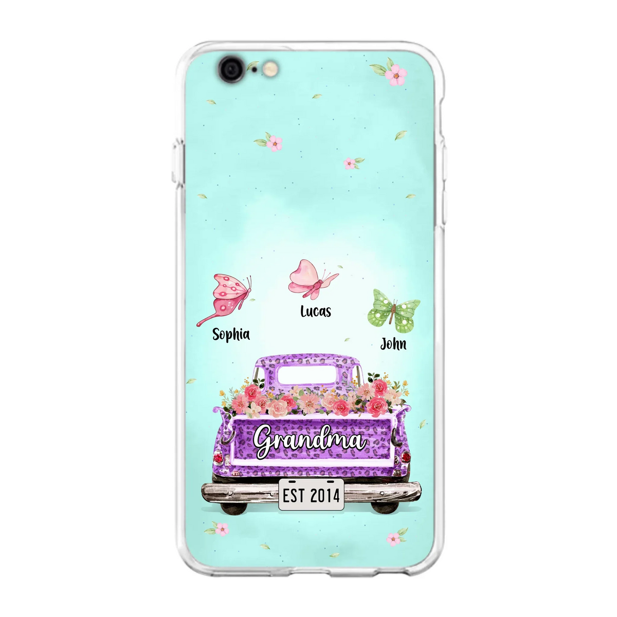 Custom Personalized Grandma Phone Case - Gift Idea For Grandma/ Mom - Case For iPhone/ Samsung