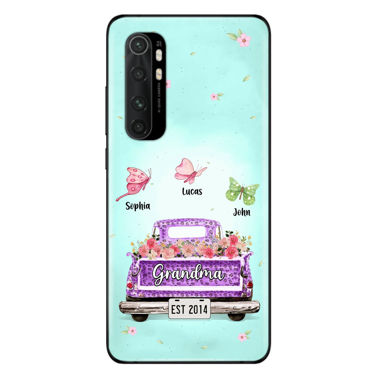 Personalized Grandma Phone Case - Gift Idea For Grandma/Mom - Up to 12 Kids - Case For Xiaomi/Oppo/Huawei