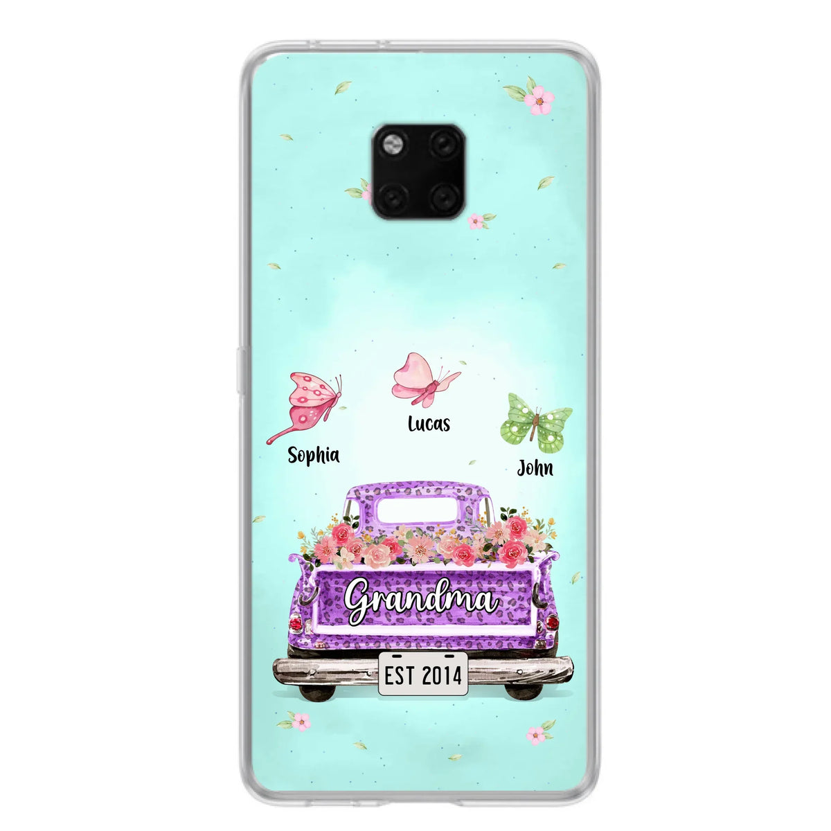 Personalized Grandma Phone Case - Gift Idea For Grandma/Mom - Up to 12 Kids - Case For Xiaomi/Oppo/Huawei