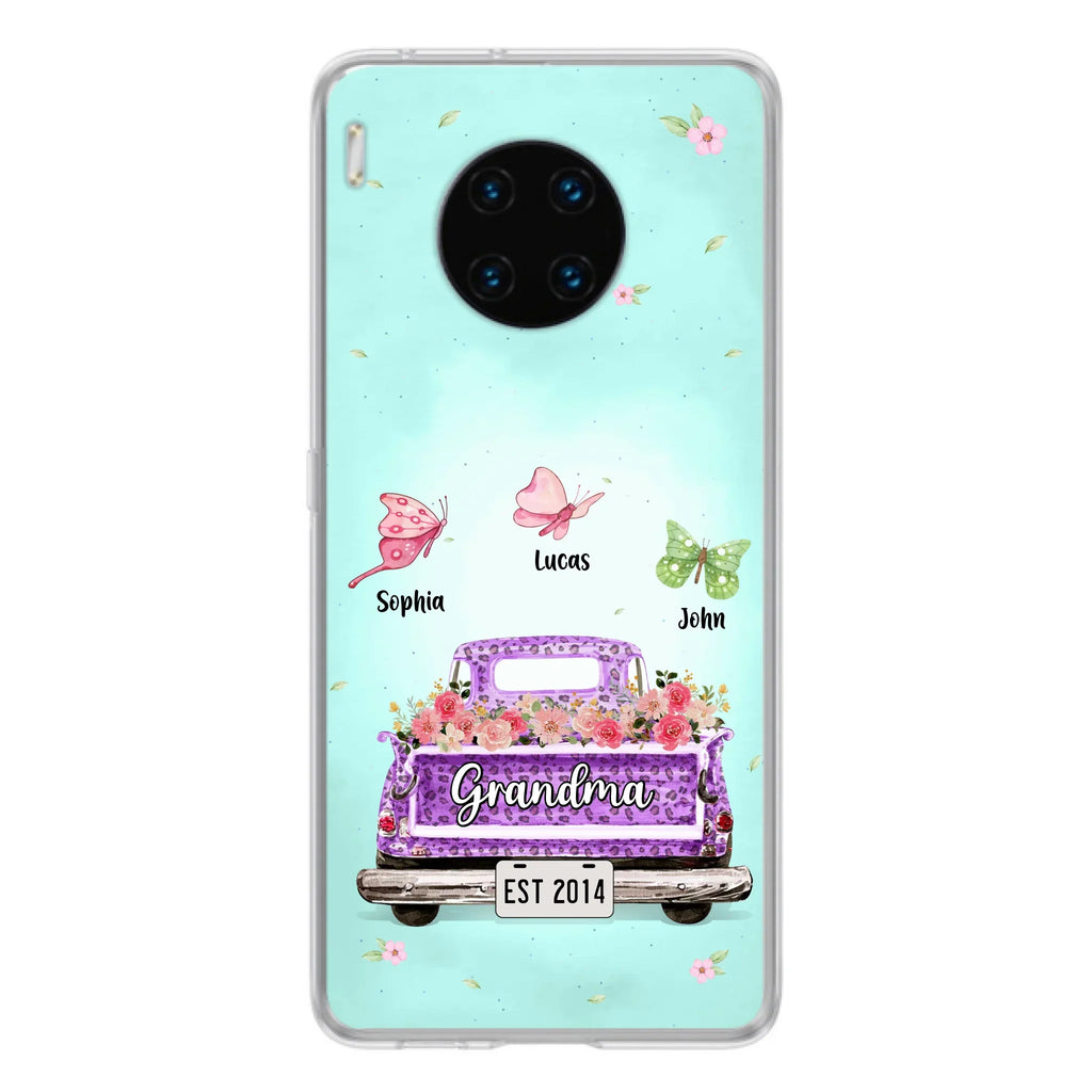 Personalized Grandma Phone Case - Gift Idea For Grandma/Mom - Up to 12 Kids - Case For Xiaomi/Oppo/Huawei