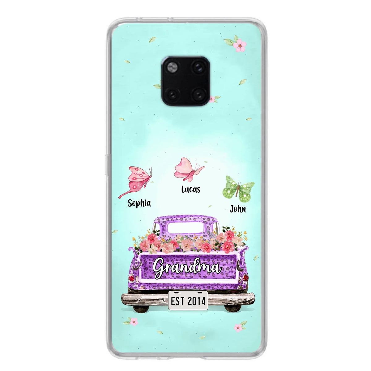 Personalized Grandma Phone Case - Gift Idea For Grandma/Mom - Up to 12 Kids - Case For Xiaomi/Oppo/Huawei
