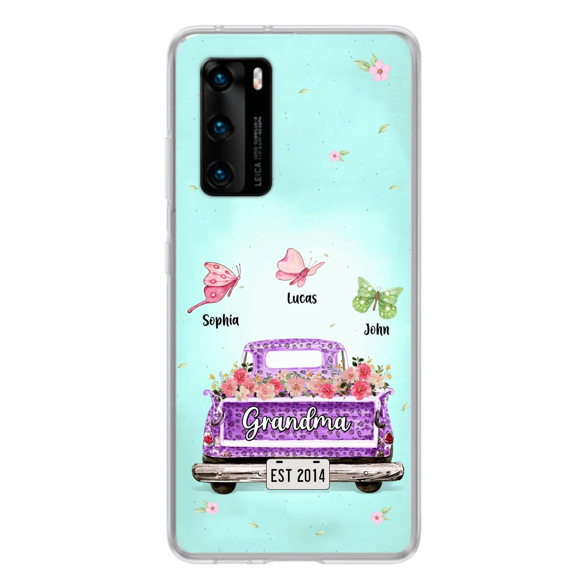 Personalized Grandma Phone Case - Gift Idea For Grandma/Mom - Up to 12 Kids - Case For Xiaomi/Oppo/Huawei