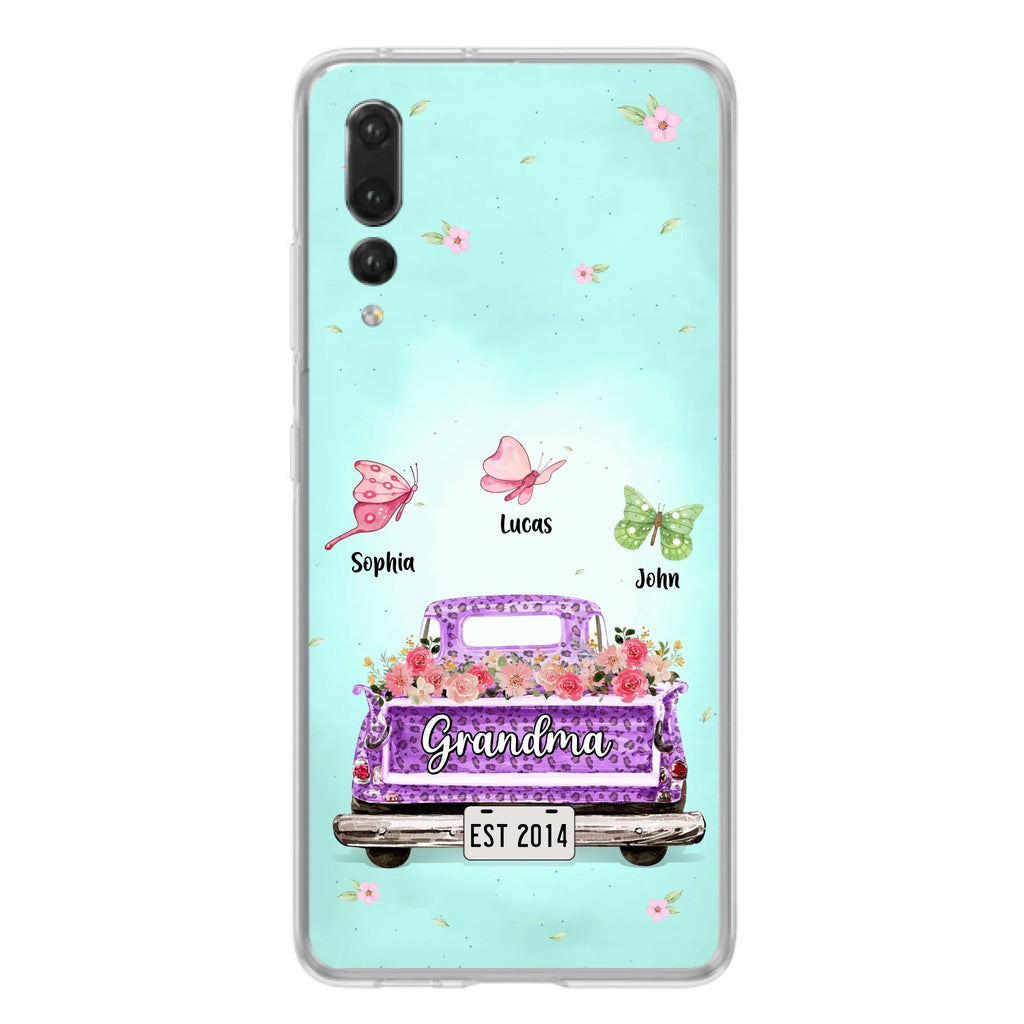 Personalized Grandma Phone Case - Gift Idea For Grandma/Mom - Up to 12 Kids - Case For Xiaomi/Oppo/Huawei