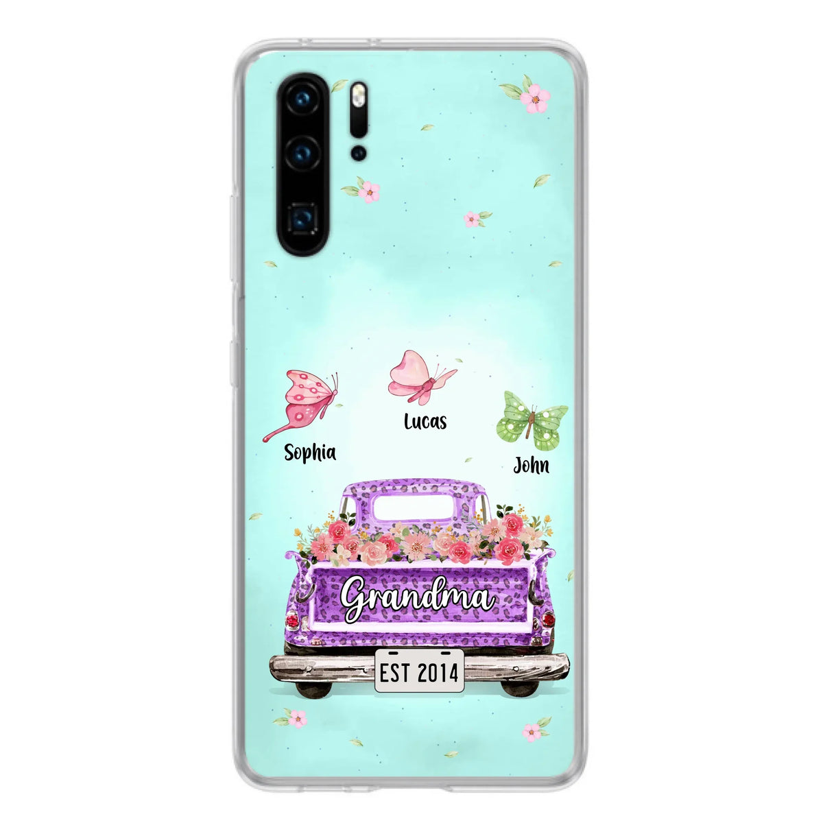 Personalized Grandma Phone Case - Gift Idea For Grandma/Mom - Up to 12 Kids - Case For Xiaomi/Oppo/Huawei