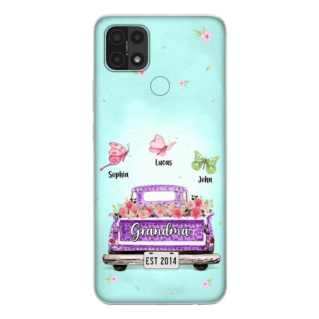 Personalized Grandma Phone Case - Gift Idea For Grandma/Mom - Up to 12 Kids - Case For Xiaomi/Oppo/Huawei