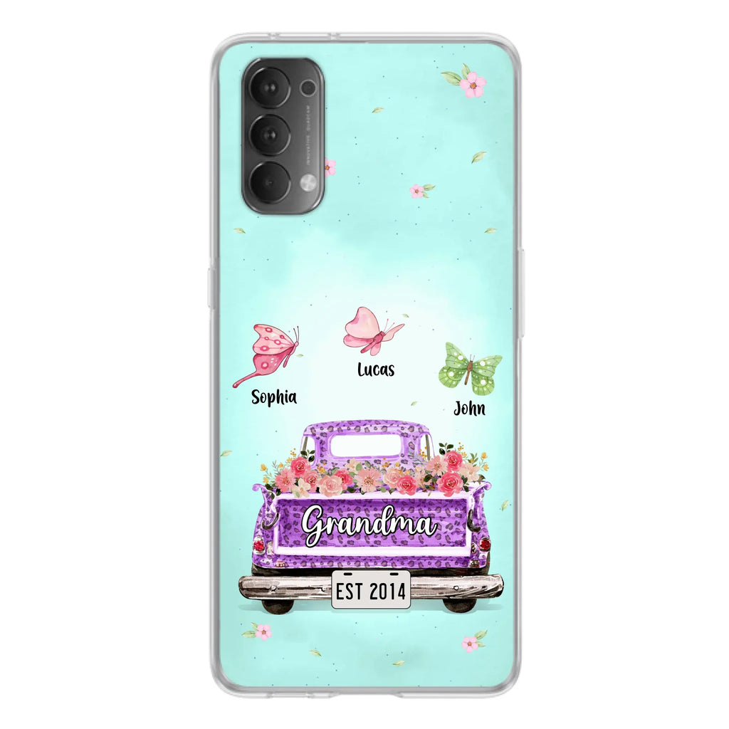 Personalized Grandma Phone Case - Gift Idea For Grandma/Mom - Up to 12 Kids - Case For Xiaomi/Oppo/Huawei