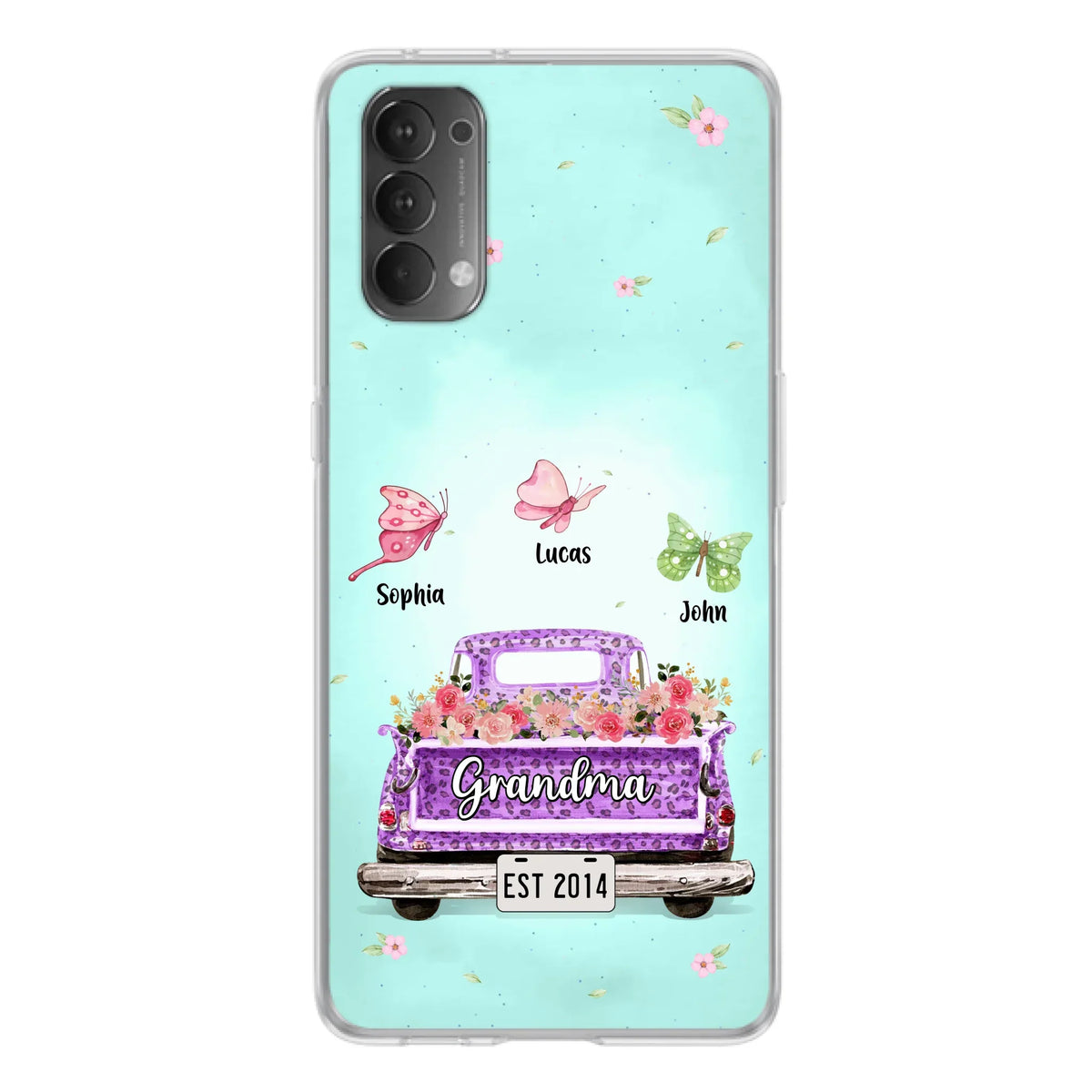 Personalized Grandma Phone Case - Gift Idea For Grandma/Mom - Up to 12 Kids - Case For Xiaomi/Oppo/Huawei