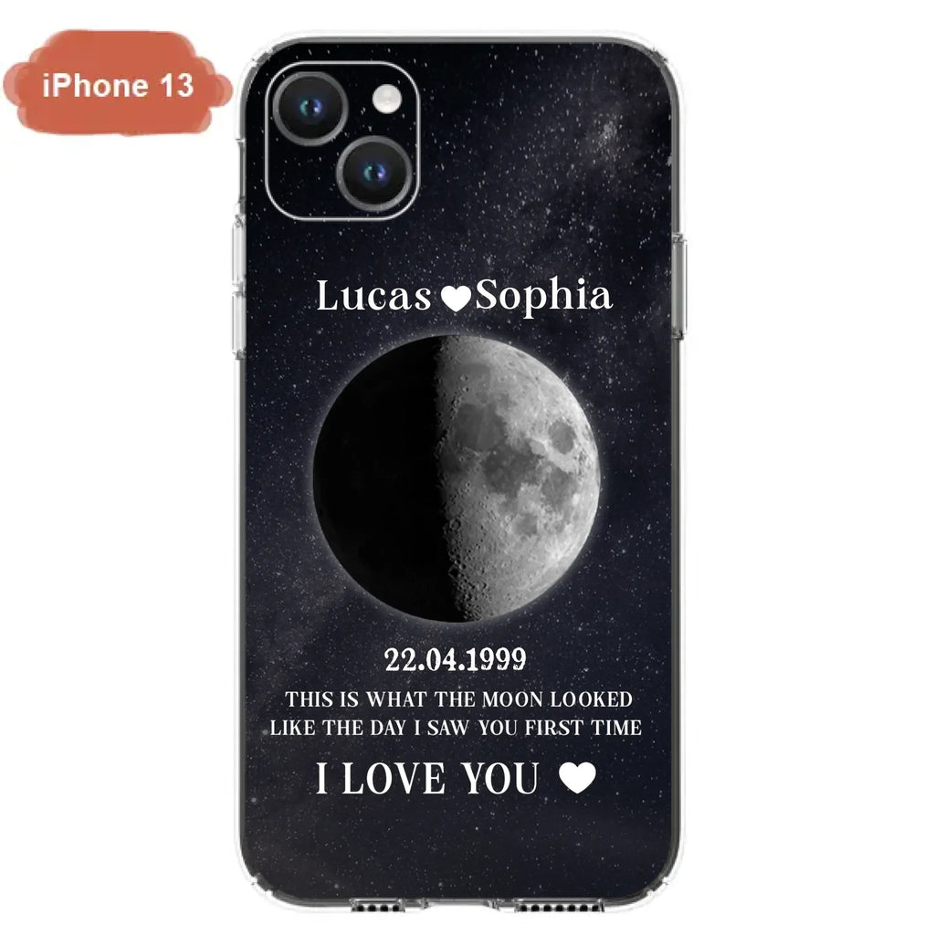 Custom Personalized Moon Phase Phone Case - Gifts for Birthday and Anniversary