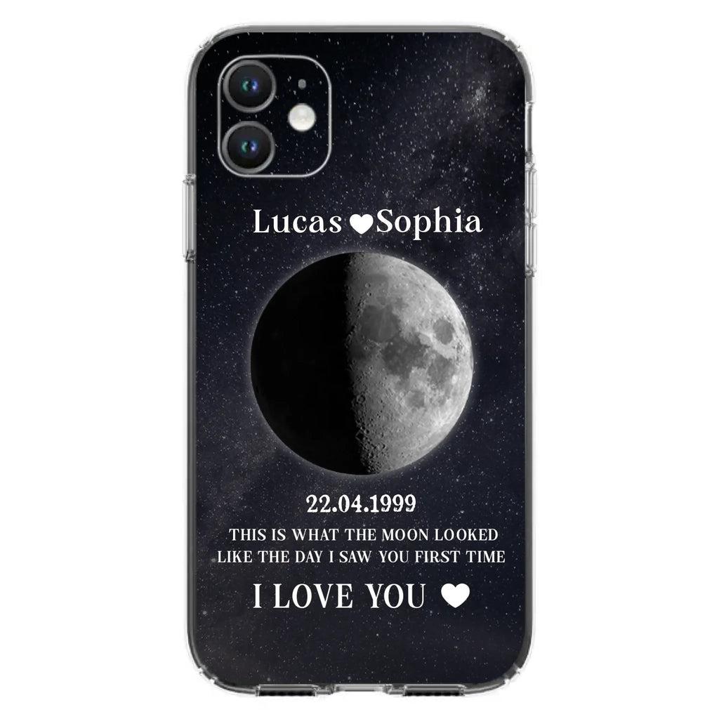 Custom Personalized Moon Phase Phone Case - Gifts for Birthday and Anniversary