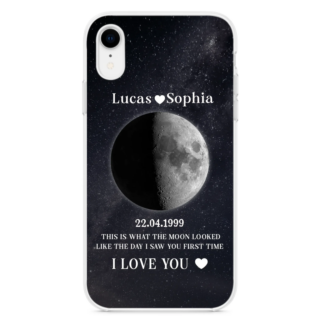 Custom Personalized Moon Phase Phone Case - Gifts for Birthday and Anniversary