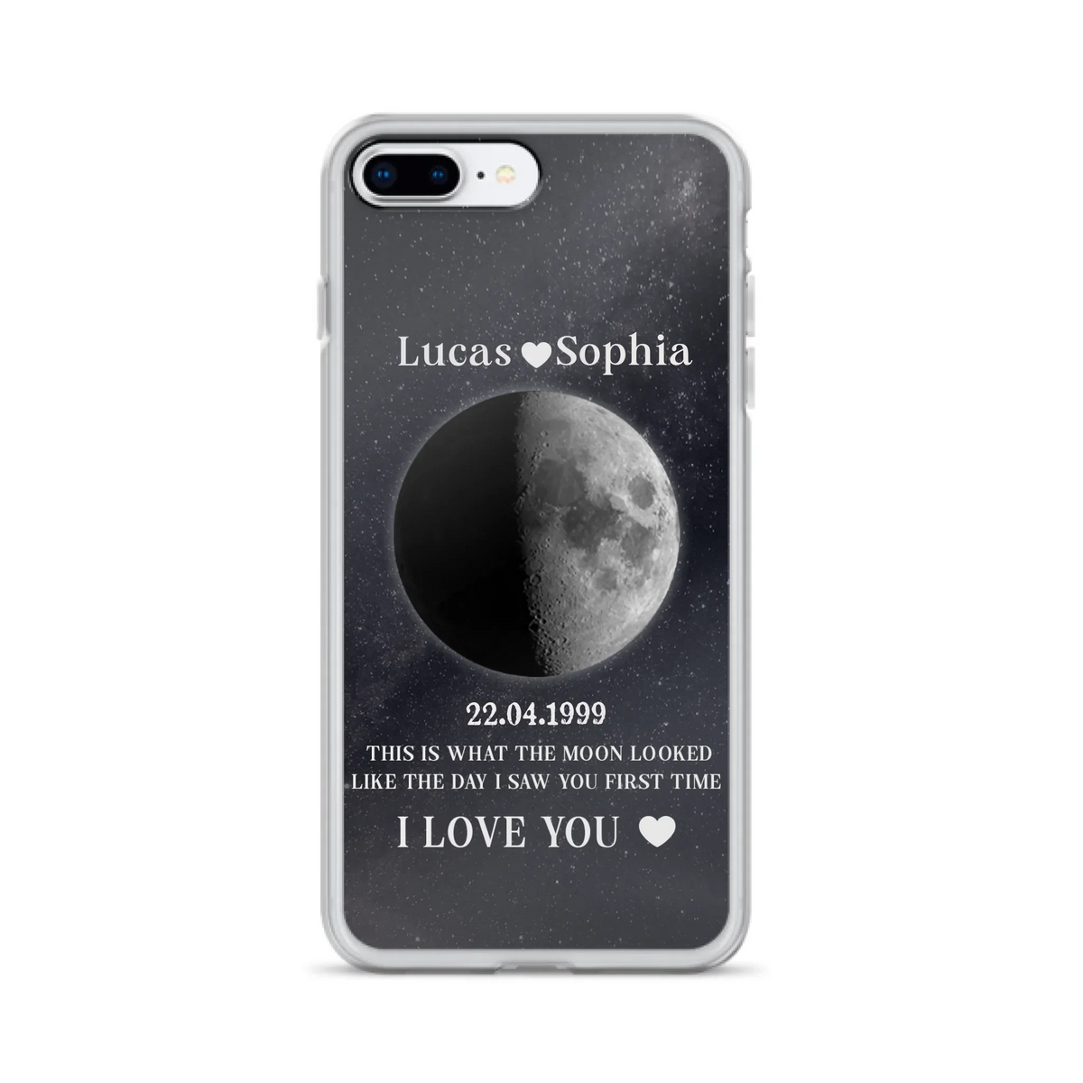 Custom Personalized Moon Phase Phone Case - Gifts for Birthday and Anniversary