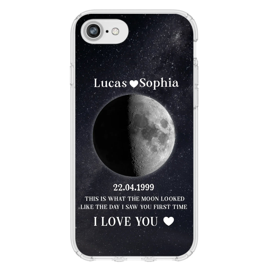 Custom Personalized Moon Phase Phone Case - Gifts for Birthday and Anniversary
