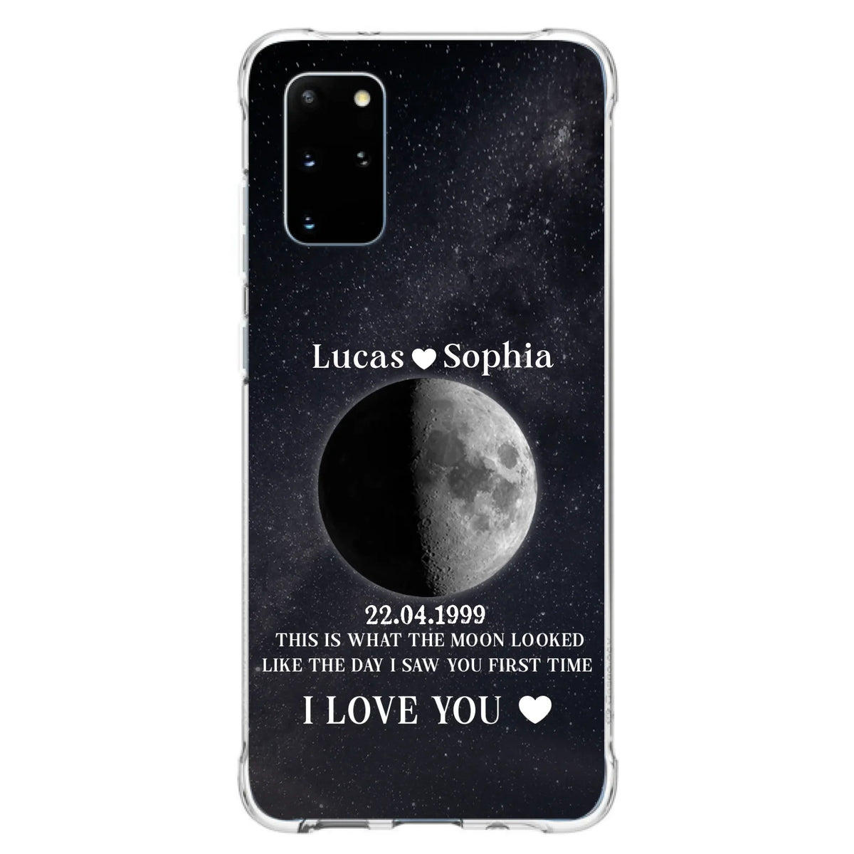 Custom Personalized Moon Phase Phone Case - Gifts for Birthday and Anniversary