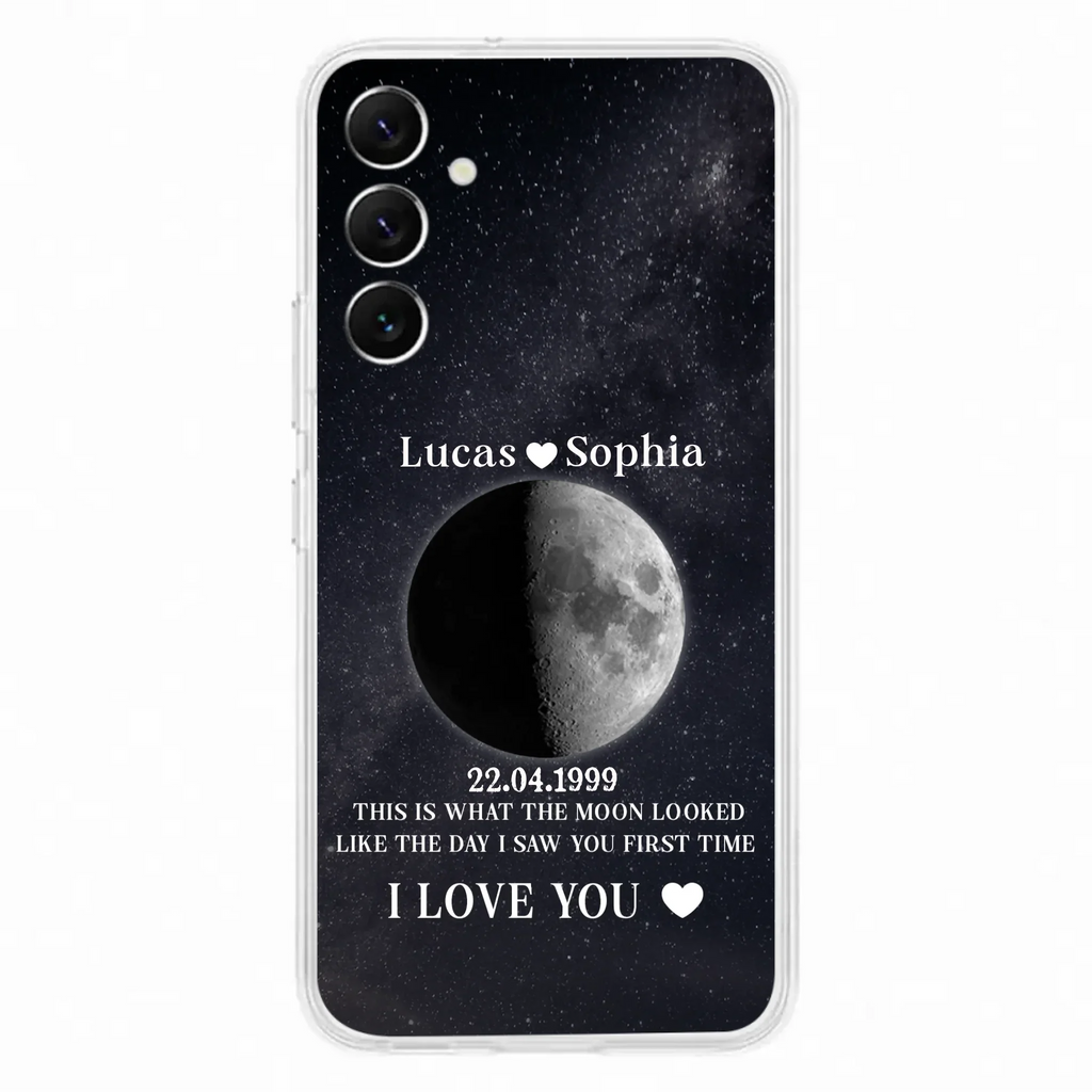 Custom Personalized Moon Phase Phone Case - Gifts for Birthday and Anniversary